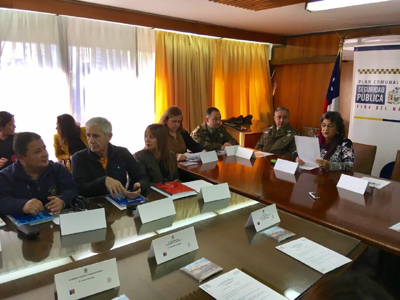 Reposición de luminarias y ordenamiento del centro destaca en gestión del Consejo de Seguridad Pública de Viña del Mar