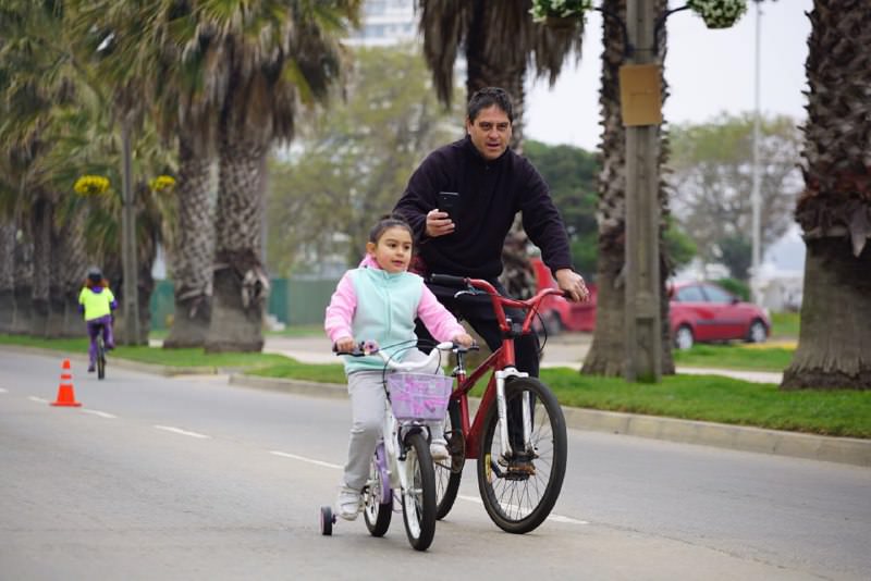 Comenzaron las Cicletadas Familiares 2018 en Viña del Mar
