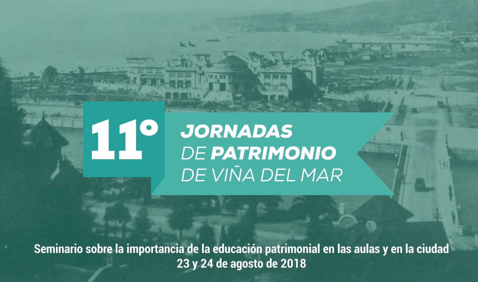 Municipio de Viña del Mar invita a participar en Jornadas de Patrimonio que abordarán la educación patrimonial en el aula y la ciudad