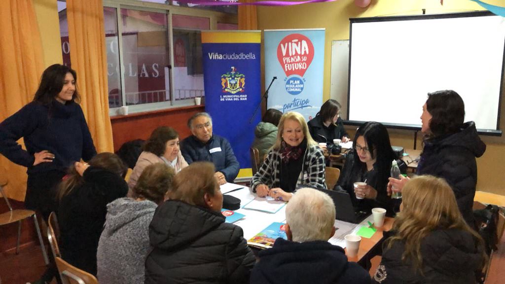 Exitosa convocatoria generaron talleres de participación ciudadana en actualización del Plan Regulador Comunal de Viña del Mar