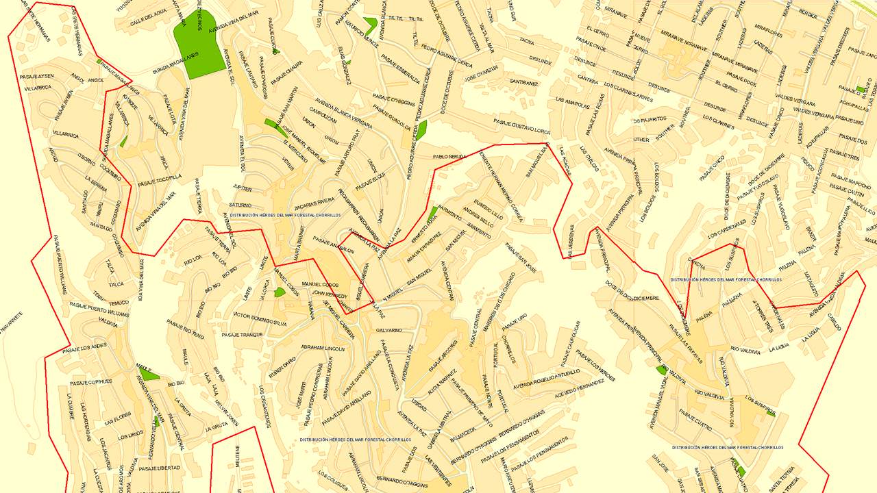 Municipio de Viña del Mar informa sobre corte de agua programado en sectores altos de Forestal y Chorrillos