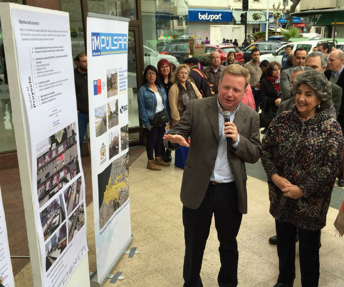 Proyecto de remodelación de la calle Valparaíso destaca alcaldesa Virginia Reginato