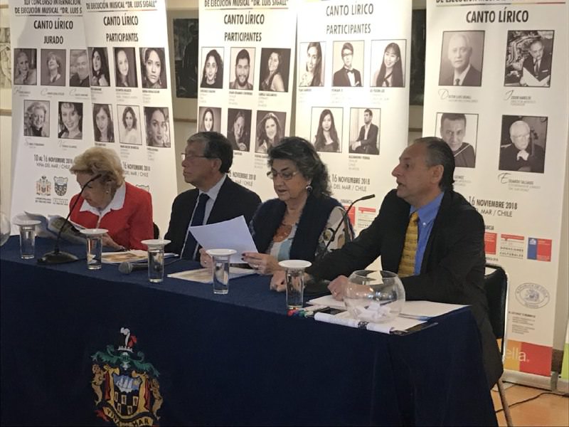 Cantantes de 8 países participarán en 45º concurso internacional de ejecución musical “Dr. Luis Sigall”