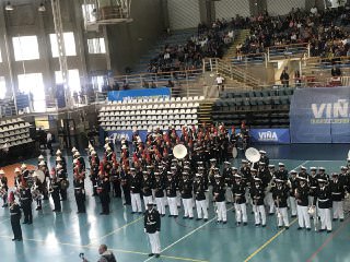 Viña del Mar adhirió a celebración de 200 años de la Armada con Tatoo de bandas militares