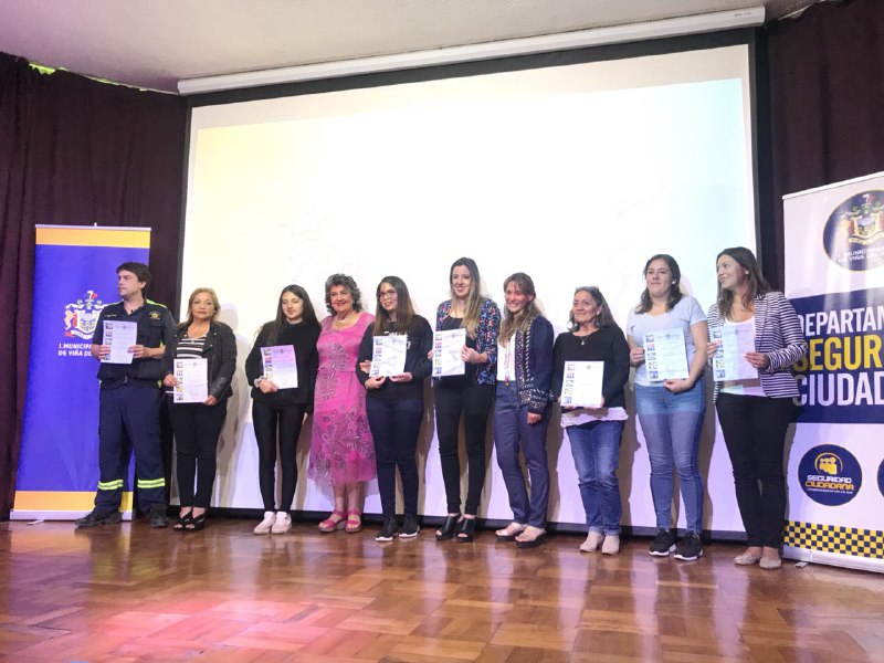 Conserjes y parvularias de Viña del Mar se capacitaron en seguridad y emergencias