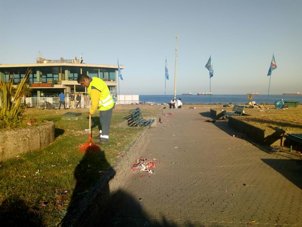 300 toneladas  de  residuos se retiraron desde borde costero y calles de Viña del Mar: