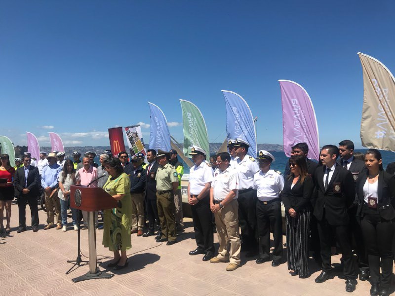 Municipio de Viña del Mar refuerza seguridad en borde costero con programa Verano Seguro 2019