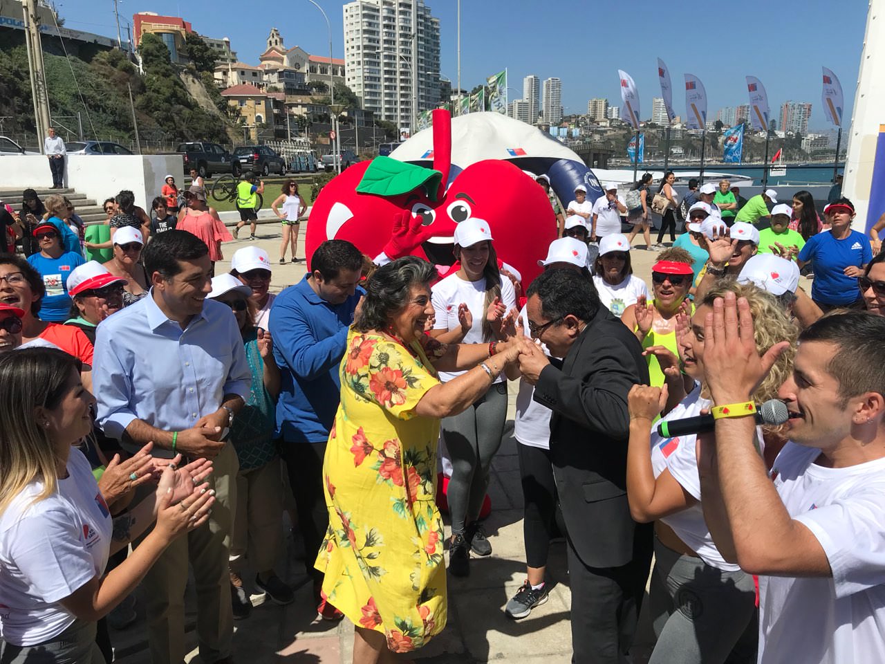 En Viña del Mar se inicia gira nacional “Elige Vivir Sano, Chile se mueve en verano”