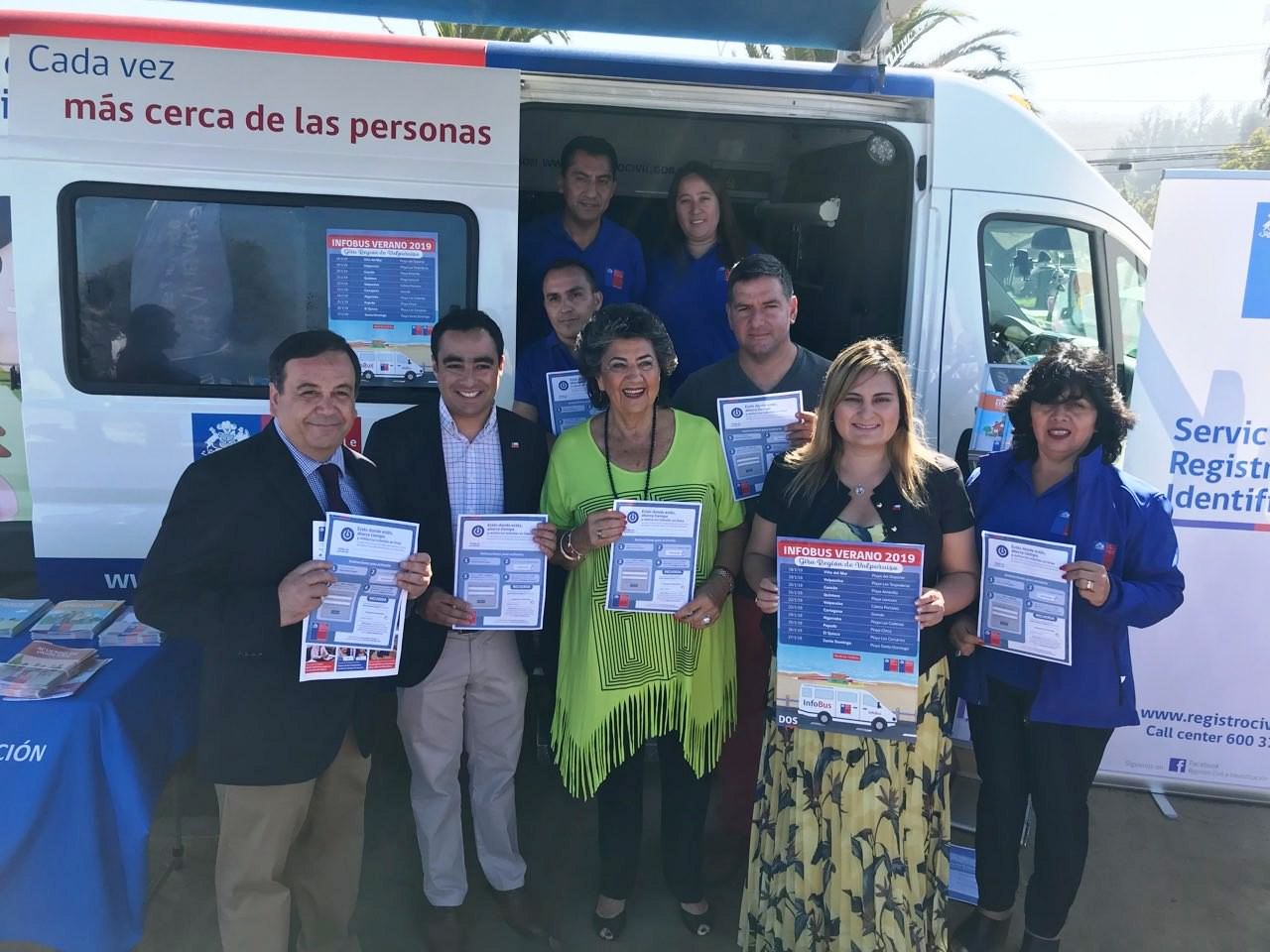 En Viña del Mar partió gira nacional de verano del Info Bus ciudadano y del Civil Móvil