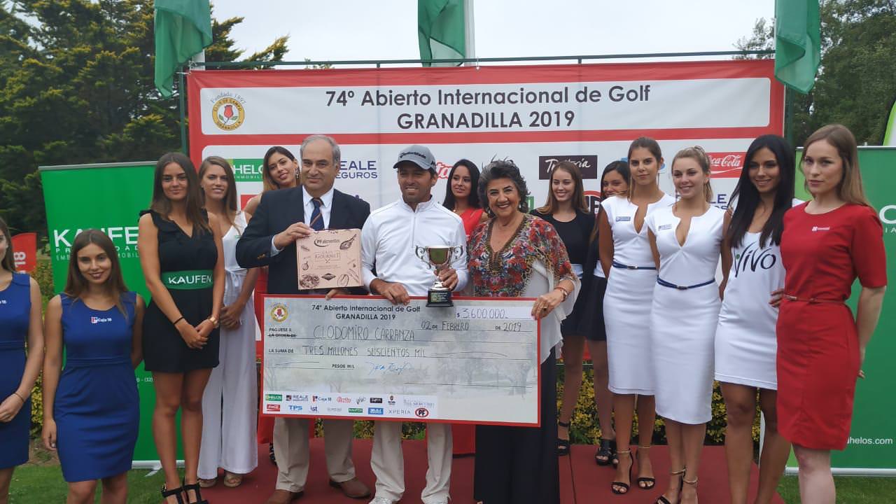 Clodomiro Carranza se quedó con el Abierto Internacional de golf de Granadilla