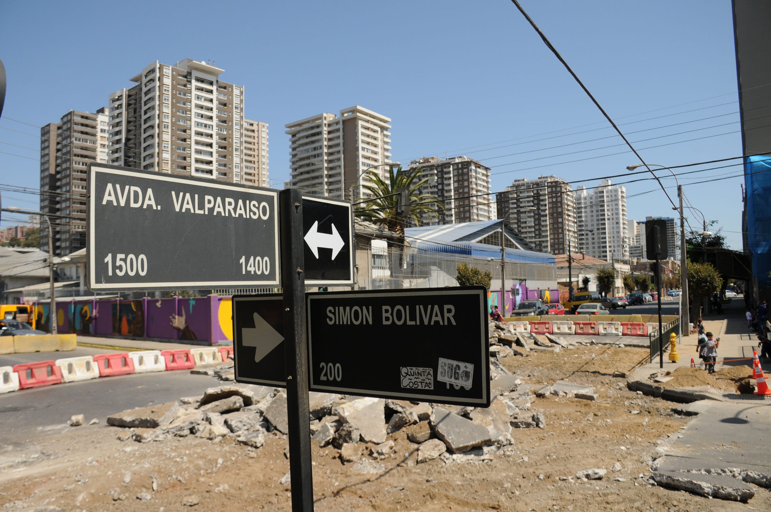 Municipio reforzará señalética por desvíos de tránsito en intervención de calle Simón Bolívar