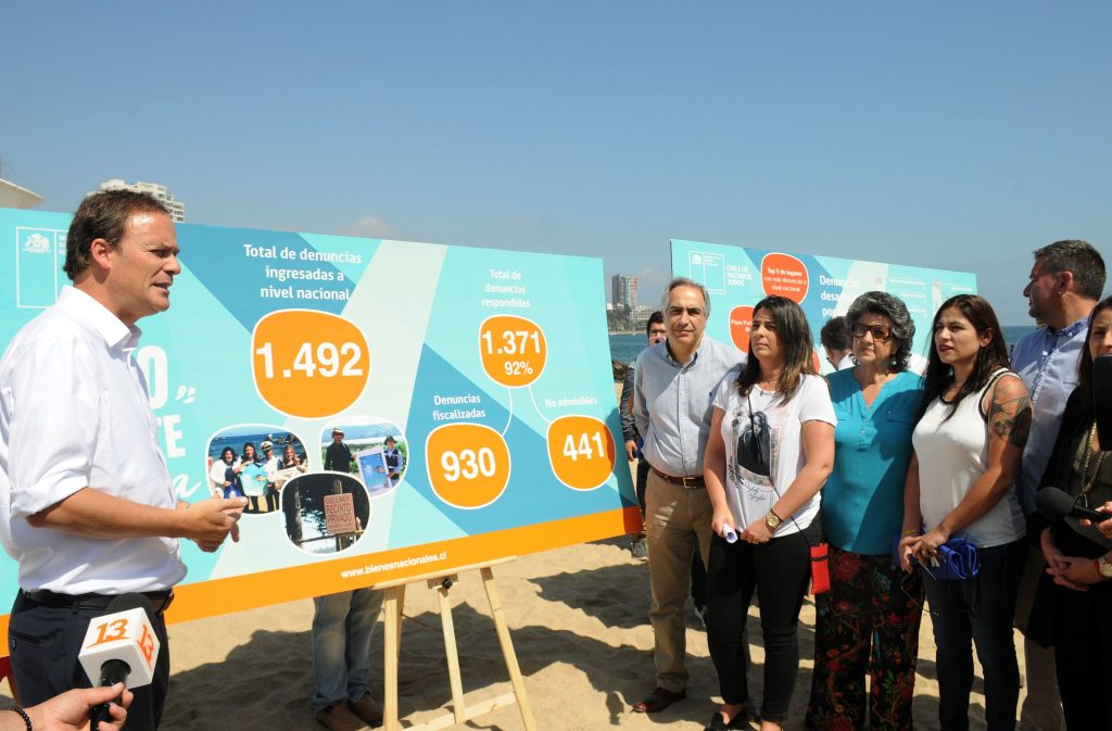 Imagen principal: En Viña del Mar se realizó balance de campaña nacional de libre acceso a playas