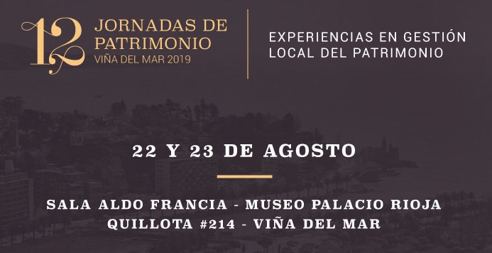 Jornadas de Patrimonio invitan a la comunidad a su 12a versión en Viña del Mar