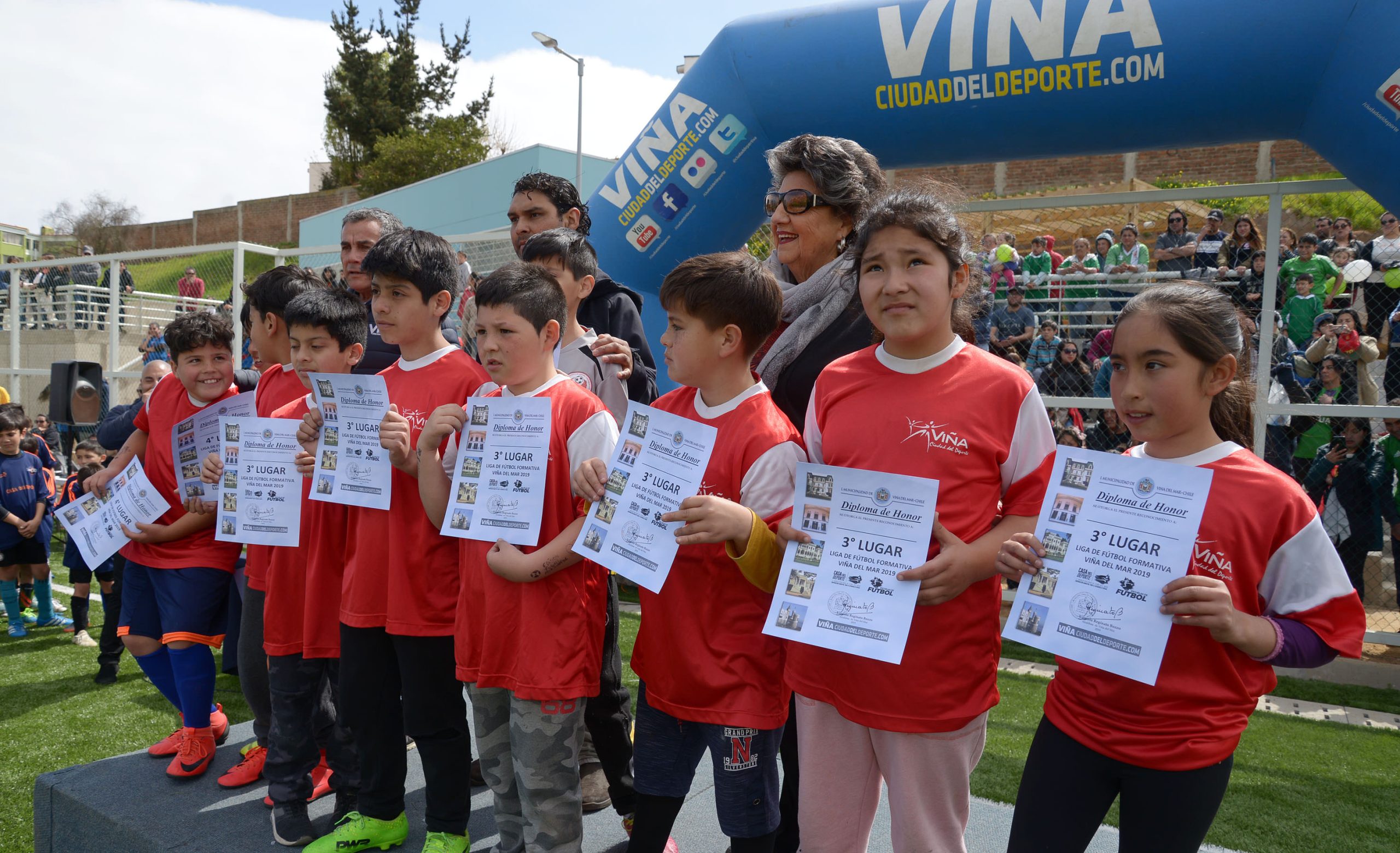 Escuela de fútbol municipal del Estadio Español ganó liga formativa Viña Ciudad del Deporte