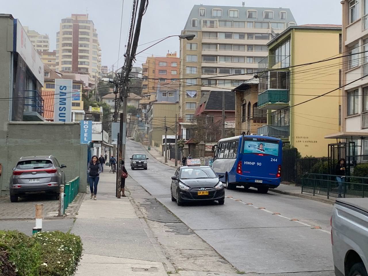 Municipio de Viña del Mar implementará desvíos de tránsito en subida Traslaviña por mejoramiento de colector de aguas lluvias