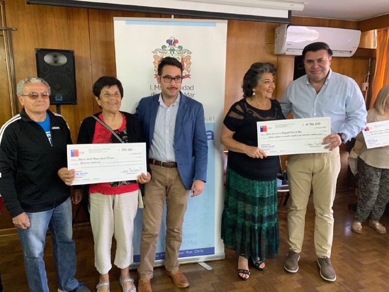 Organizaciones sociales de Viña del Mar recibieron recursos del Fondo Social Presidente de la República