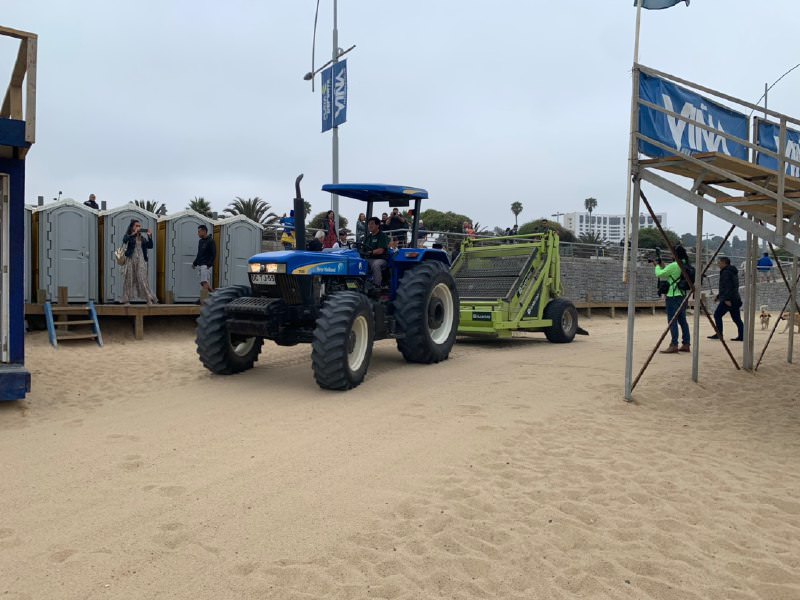 Destacan mantención y limpieza de playas en Viña del Mar