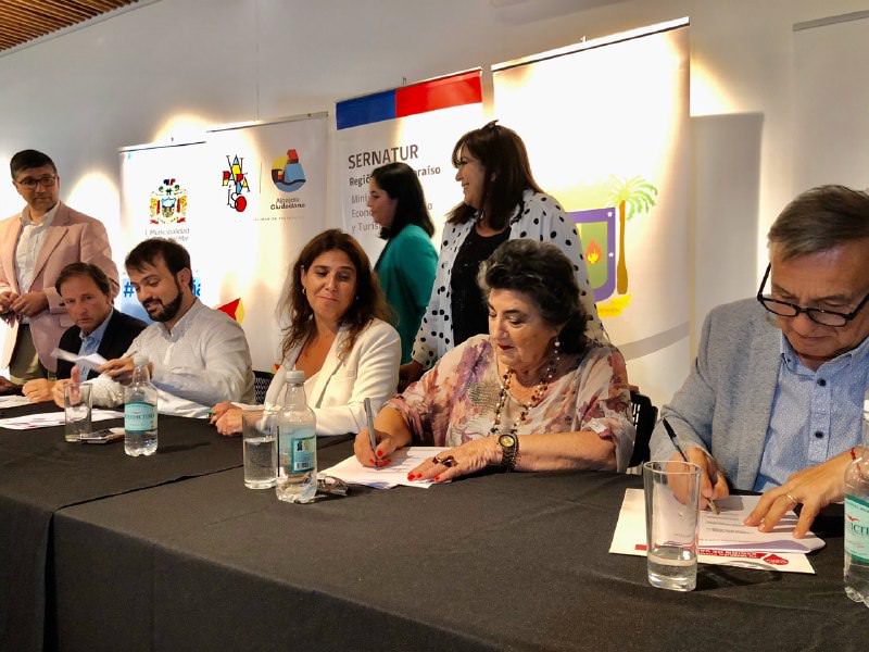 Municipios de Viña del Mar, Valparaíso, Concón y Casablanca firman inédito convenio para potenciar el turismo