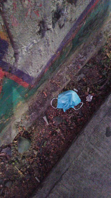 Alcaldesa Virginia Reginato denuncia desechos de mascarillas y guantes usados en la calle