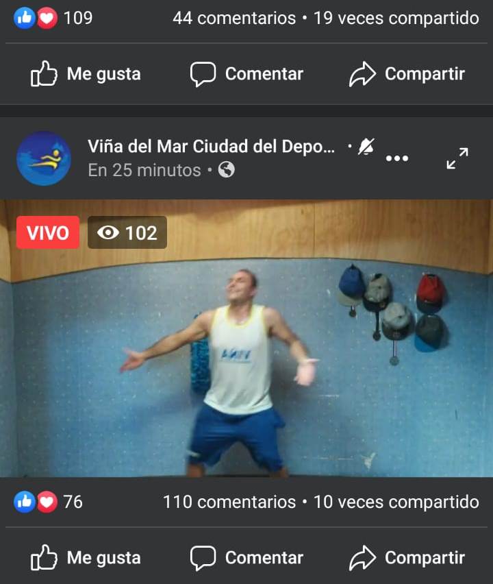 A través de gimnasio virtual, municipio de Viña del Mar adhirió al Día del deporte y la actividad física
