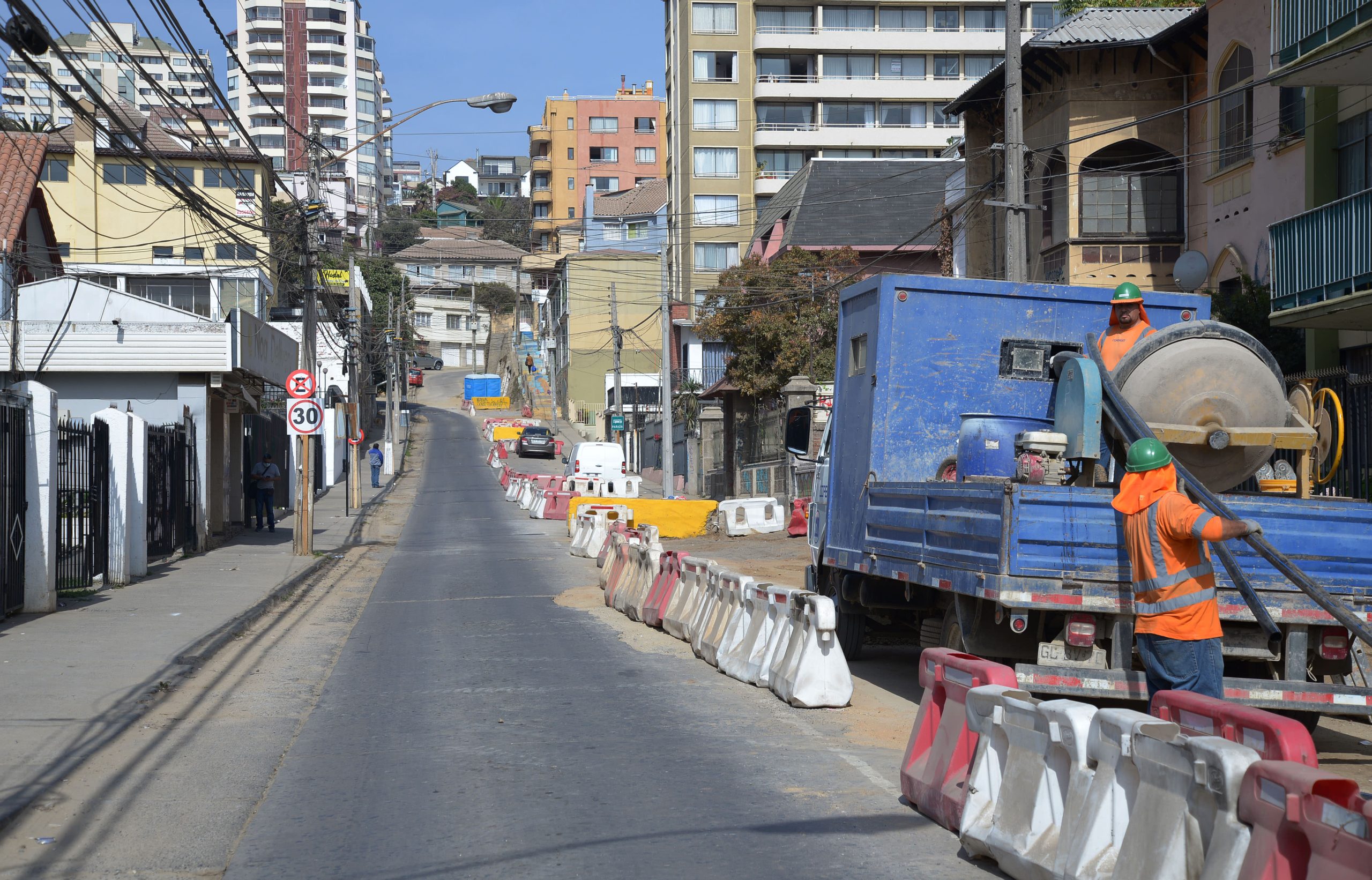 Se iniciaron obras de mejoramiento del circuito vial de calles Traslaviña, oriental y Etchevers Alto