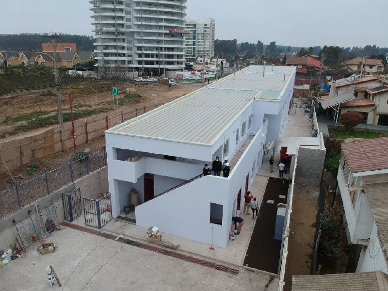 Nuevo cuartel de 8ª compañía de bomberos en Reñaca termina etapa de construcción