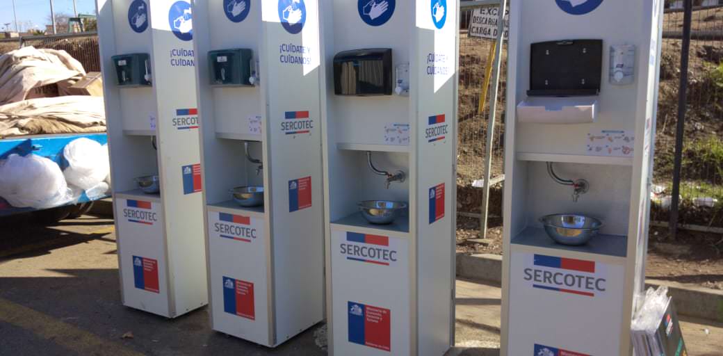 5 ferias libres de Viña del Mar recibieron kit de sanitización para mejorar condiciones de seguridad