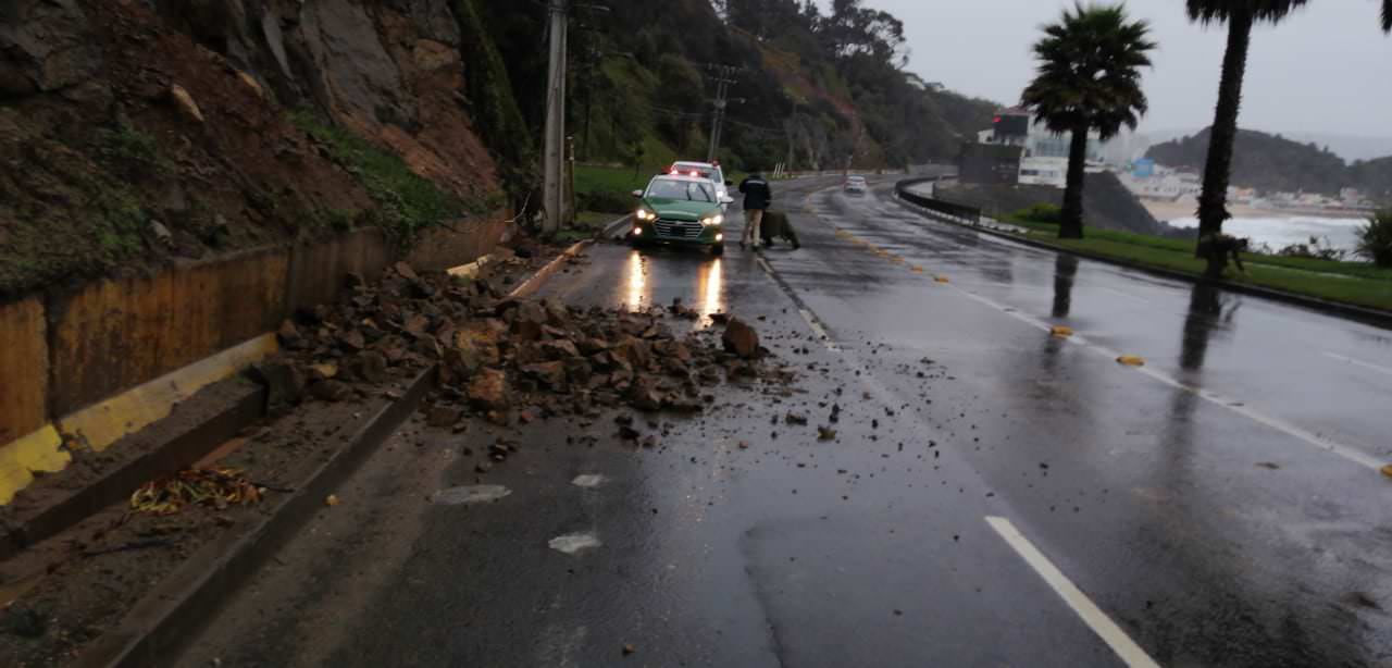 Viña del Mar resiste de buena manera nuevo sistema frontal