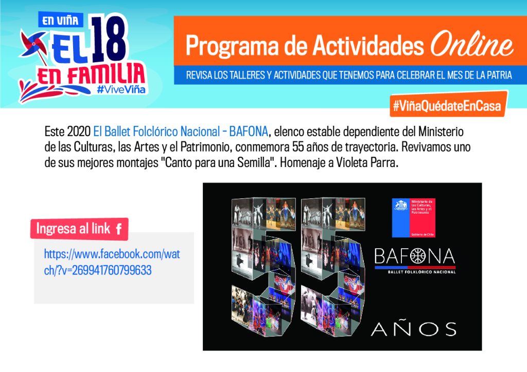 Imagen principal: Fondas, conciertos y tradiciones para compartir on line ofrece municipio de Viña del Mar para estas Fiestas Patrias