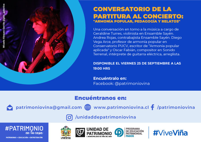 Conversatorio de la Unidad de Patrimonio invita a conocer “De la partitura al concierto”, cómo una idea se convierte en una pieza musical