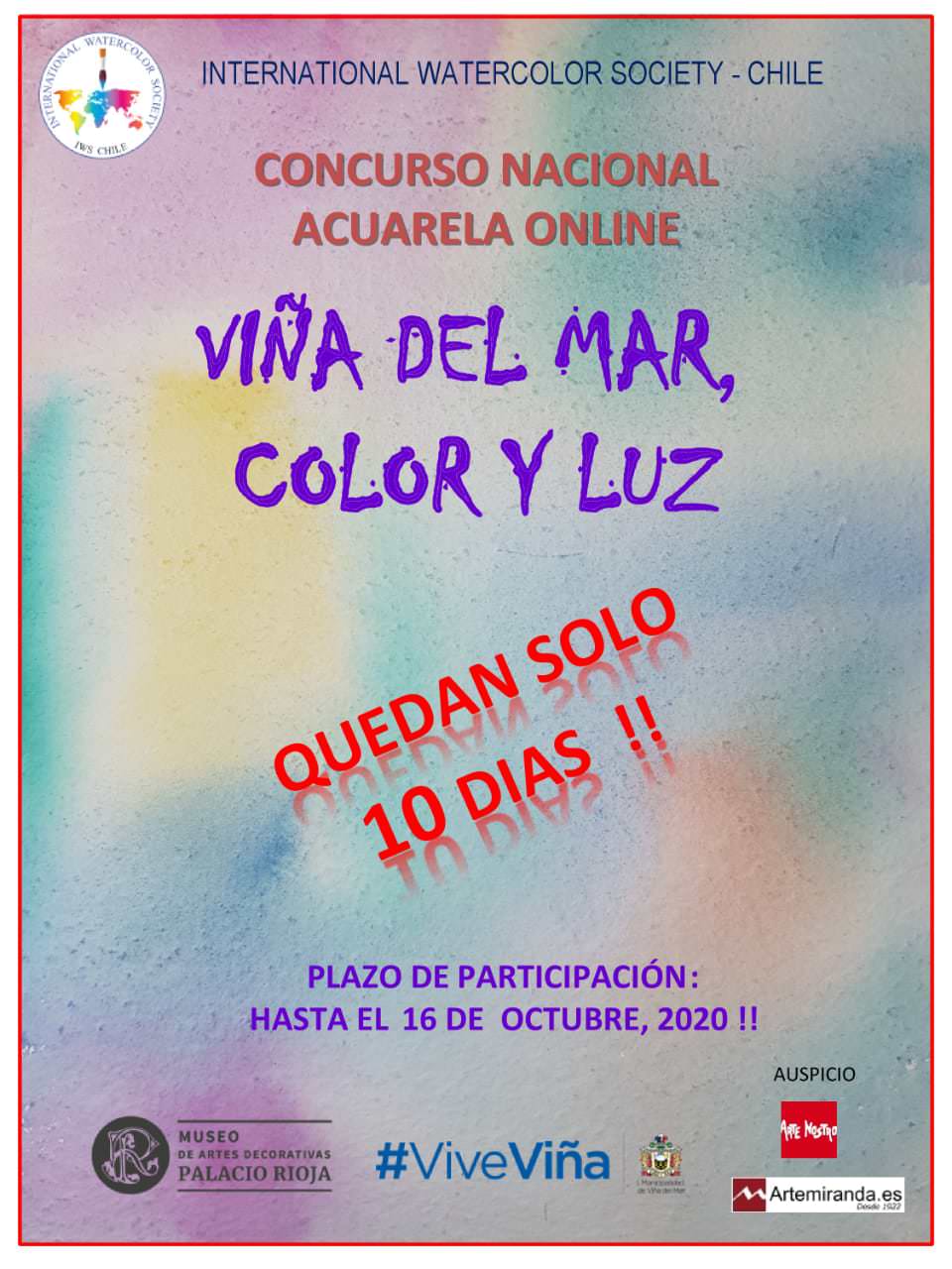 Una semana queda para participar en Primer Concurso de Acuarela Online a nivel Nacional