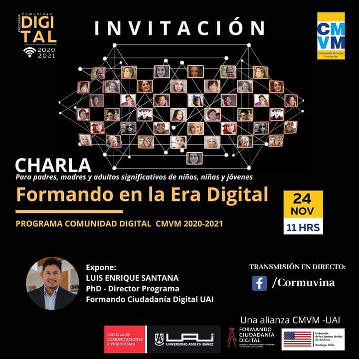 Abordarán fórmula para que padres y madres sepan cómo enfrentar el desafío de la vida digital de sus hijos