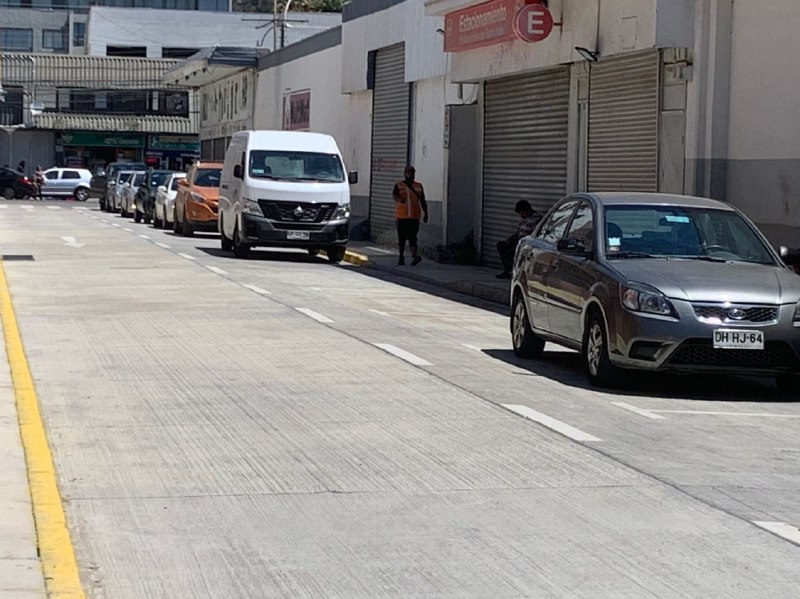Calle Nueva Central en el centro de viña del mar fue entregada al uso público tras finalizar obras de mejoramiento