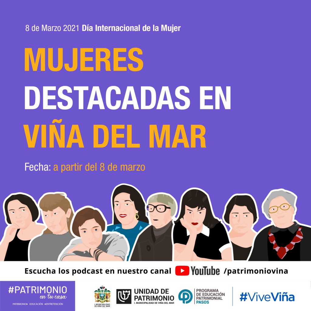 Imagen principal: Viña del Mar destaca relevancia de la mujer en distintos ámbitos con láminas, charlas y podcasts
