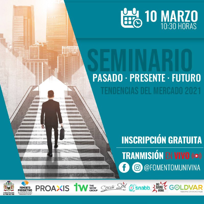 Municipio de Viña del Mar invita a emprendedores a participar en seminario para abordar cambios por la pandemia