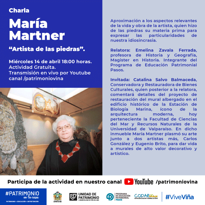 Municipio de Viña del Mar invita a profundizar en la vida y obra de María Martner
