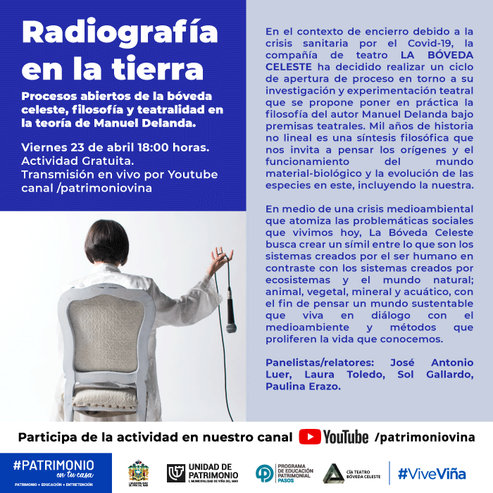 Municipio de Viña del Mar invita a charla interactiva para reflexionar sobre nuestra relación con la naturaleza