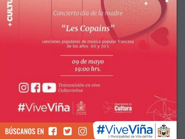 Municipio de Viña del Mar invita a participar en actividades on line por el mes de la madre