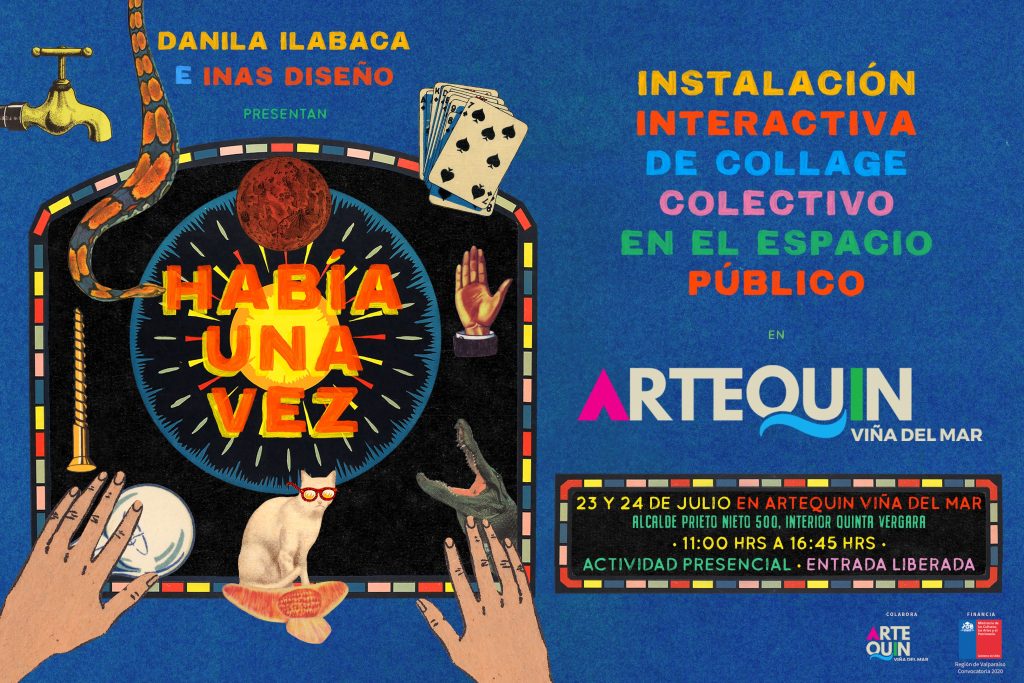 Imagen principal: “Había una vez”: instalación de collage colectivo se presenta este fin de semana en Museo Artequin de Viña del Mar