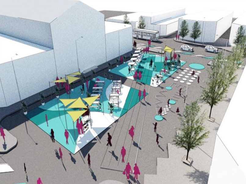 Ciudad colaborativa: La intervención que transformará explanada del Mercado Municipal en nueva plaza