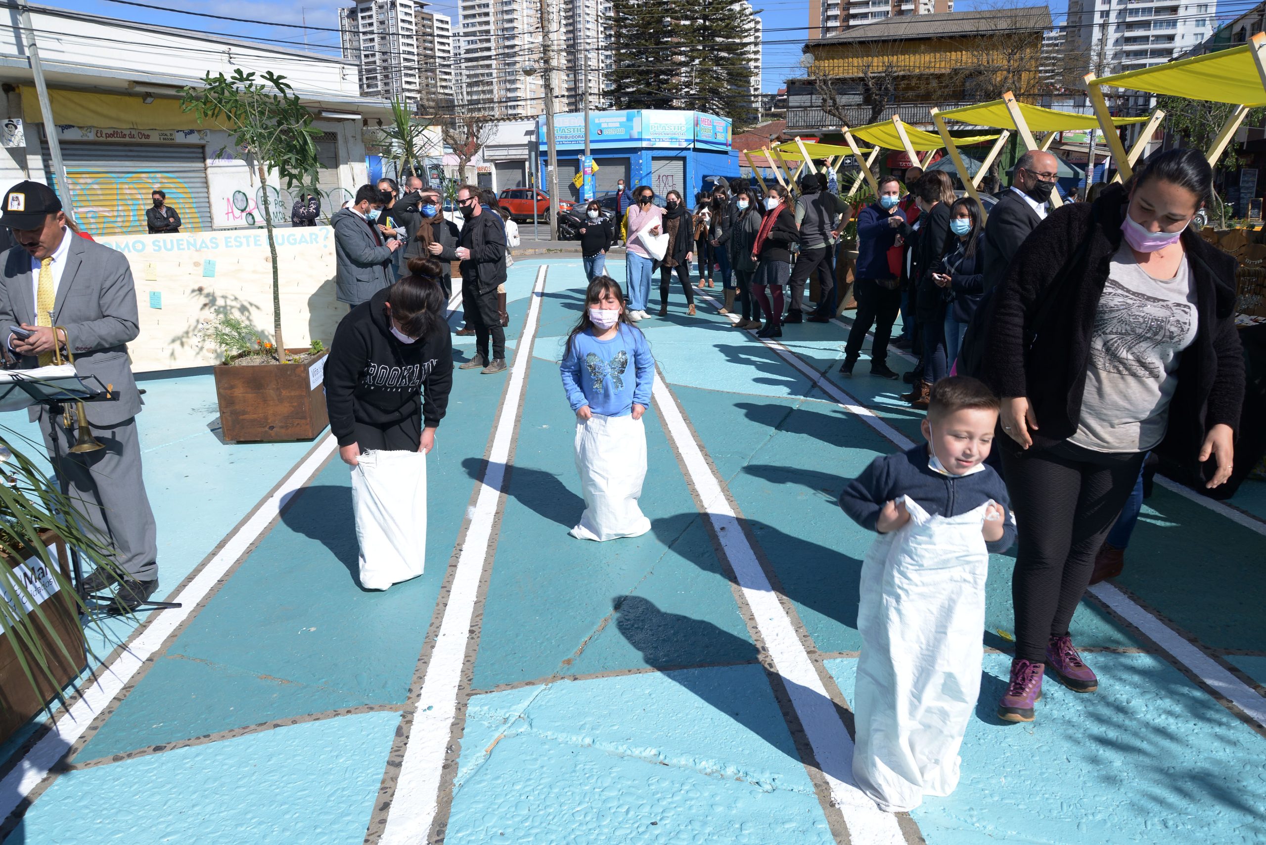 Una plaza para el encuentro ciudadano: la nueva cara de la explanada del Mercado municipal para potenciar el centro comercial de Viña