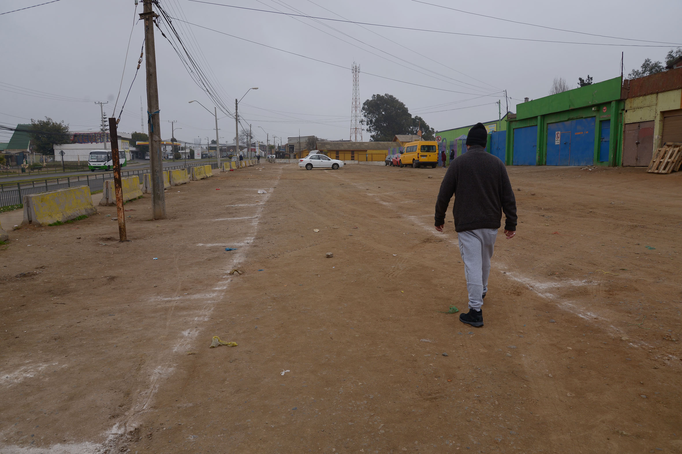 Municipio de Cuidados pavimenta explanada de Feria de Achupallas