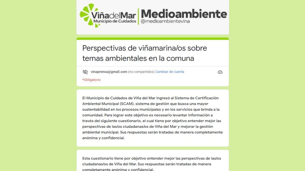 Imagen principal: CERTIFICACIÓN AMBIENTAL MUNICIPAL EN VIÑA DEL MAR: SE INICIA ETAPA DE PARTICIPACIÓN CIUDADANA