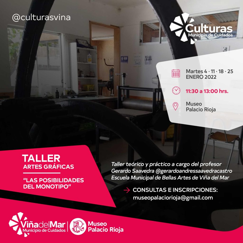 Imagen principal: Municipio de Cuidados ofrece Talleres de Artes Gráficas en el Palacio Rioja y el reabierto Palacio Vergara