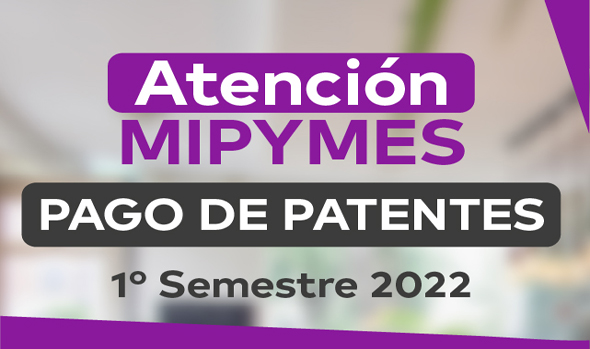 Pago de Patentes 1º Semestre 2022
