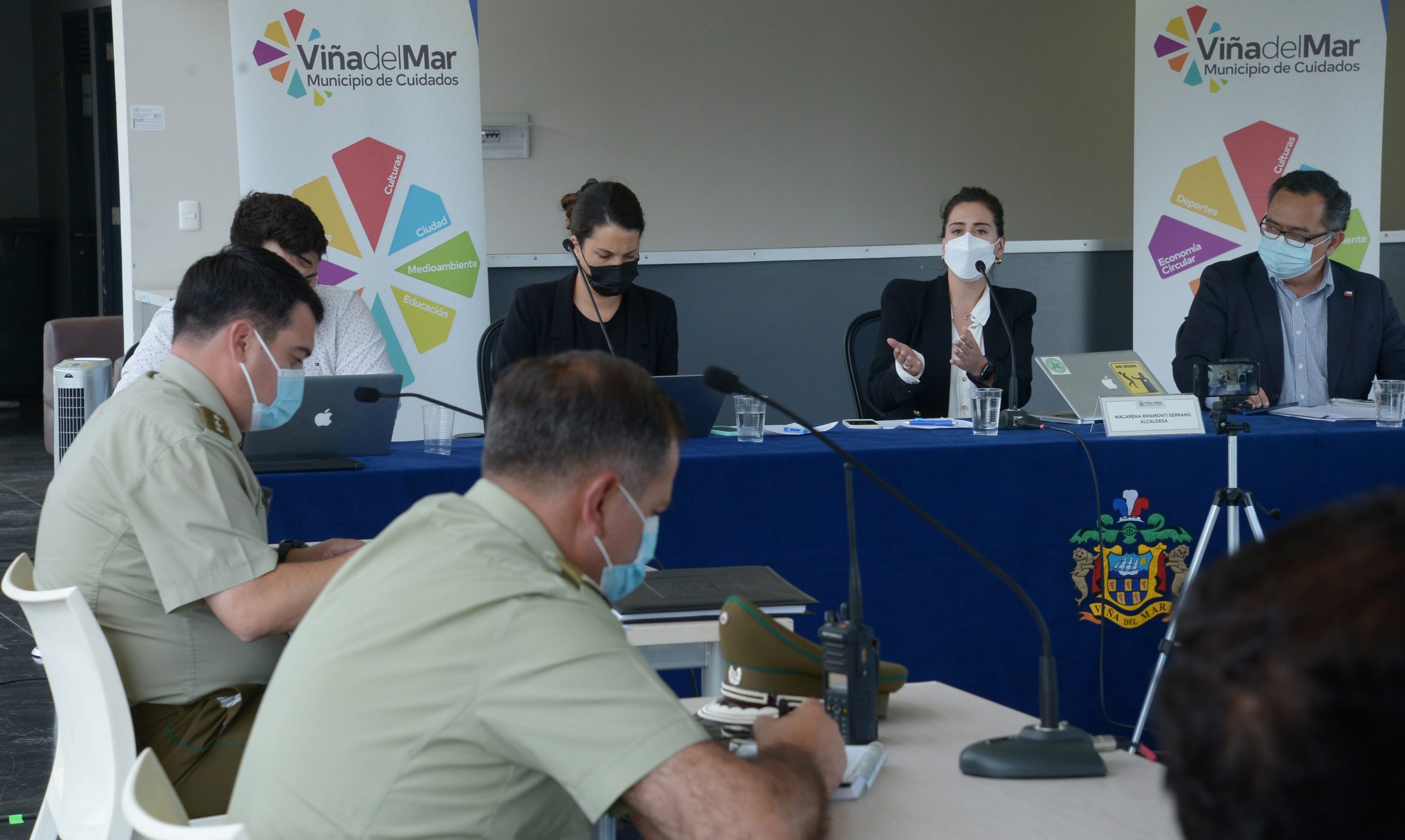 Municipio de Viña del Mar convocó a mesa de trabajo por la recuperación del espacio público y  aumento de la seguridad en la comuna