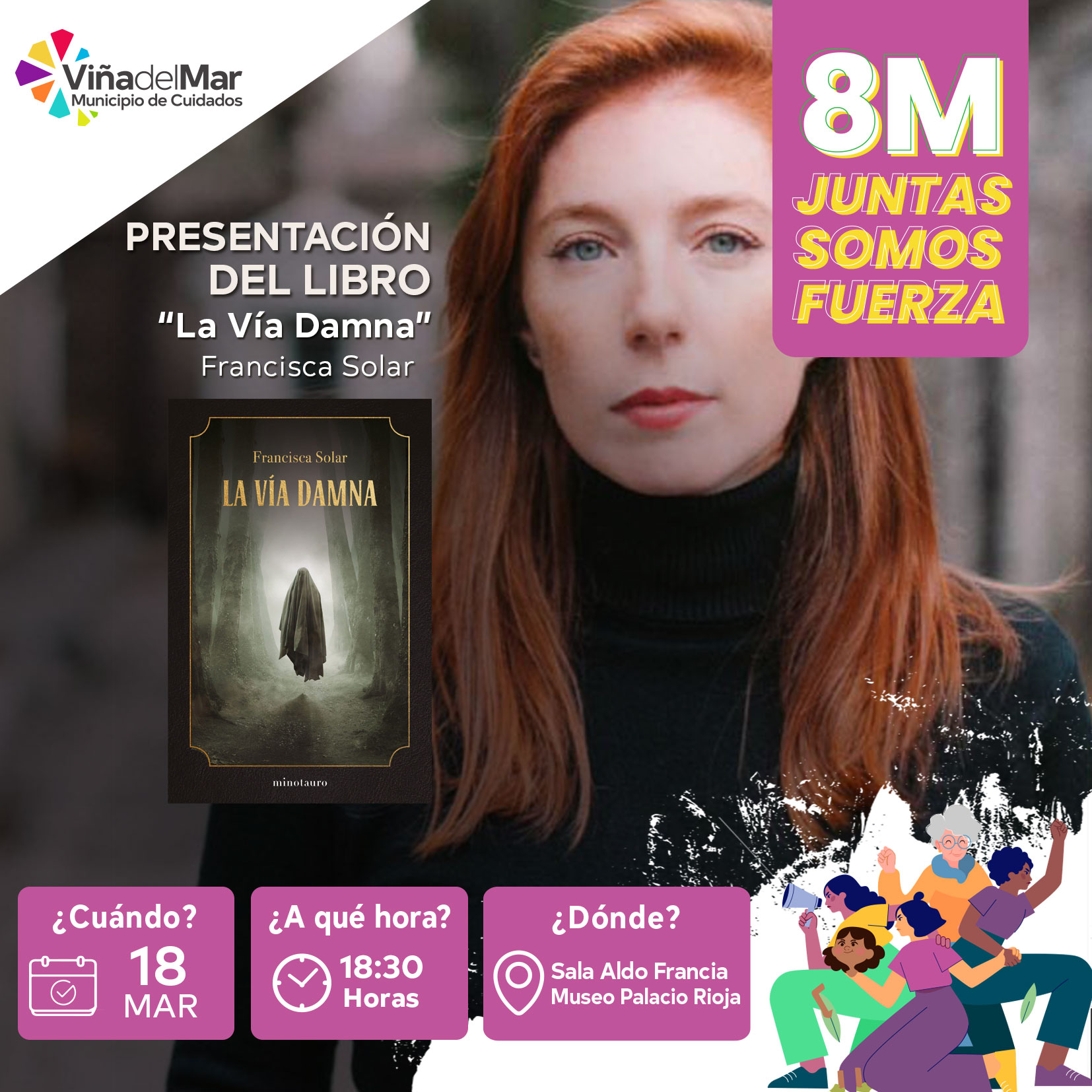 Joven escritora nacional presenta atractiva novela de historia, misterio y terror en el Palacio Rioja