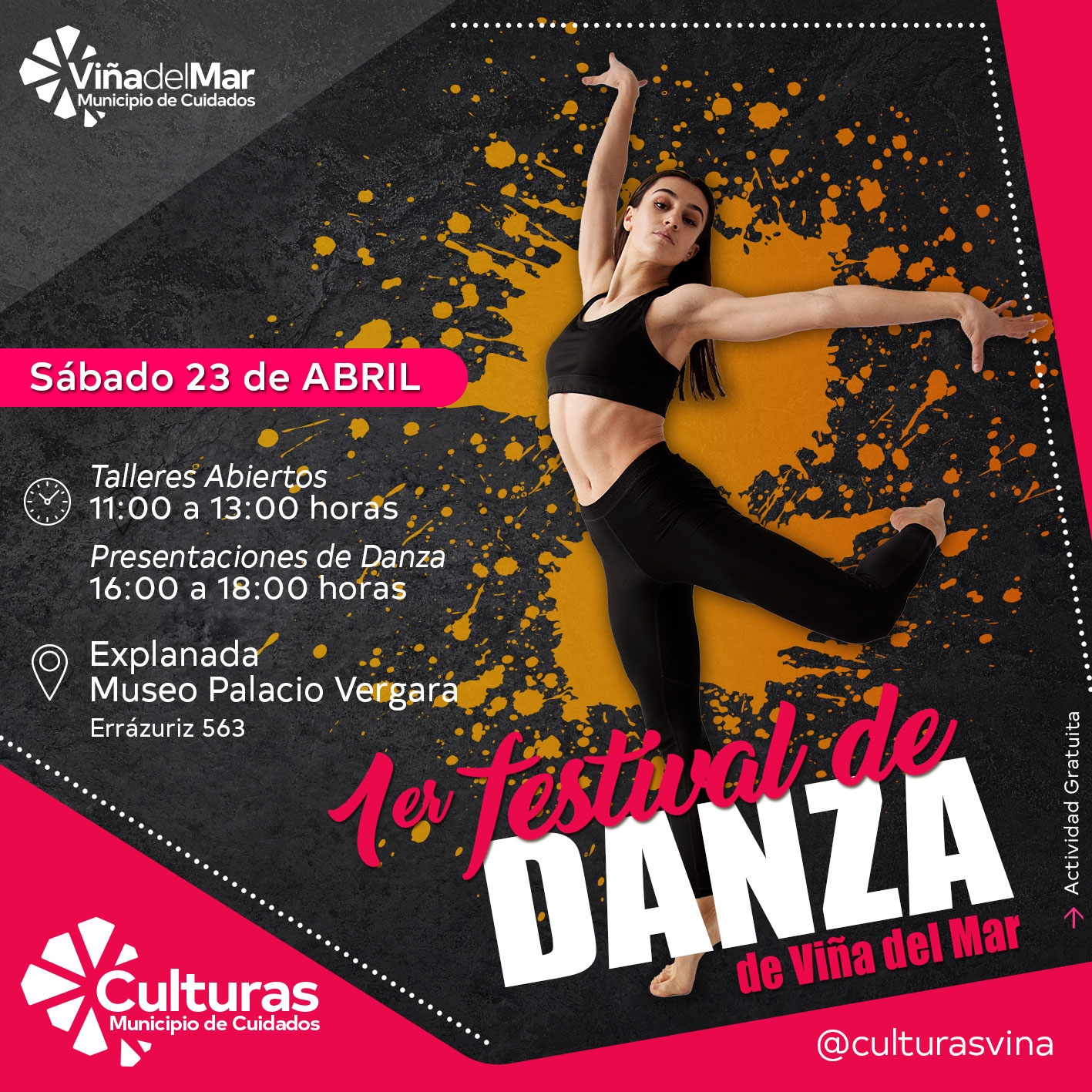 Primer Festival de Danza de Viña del Mar reunirá a diversas compañías de la zona
