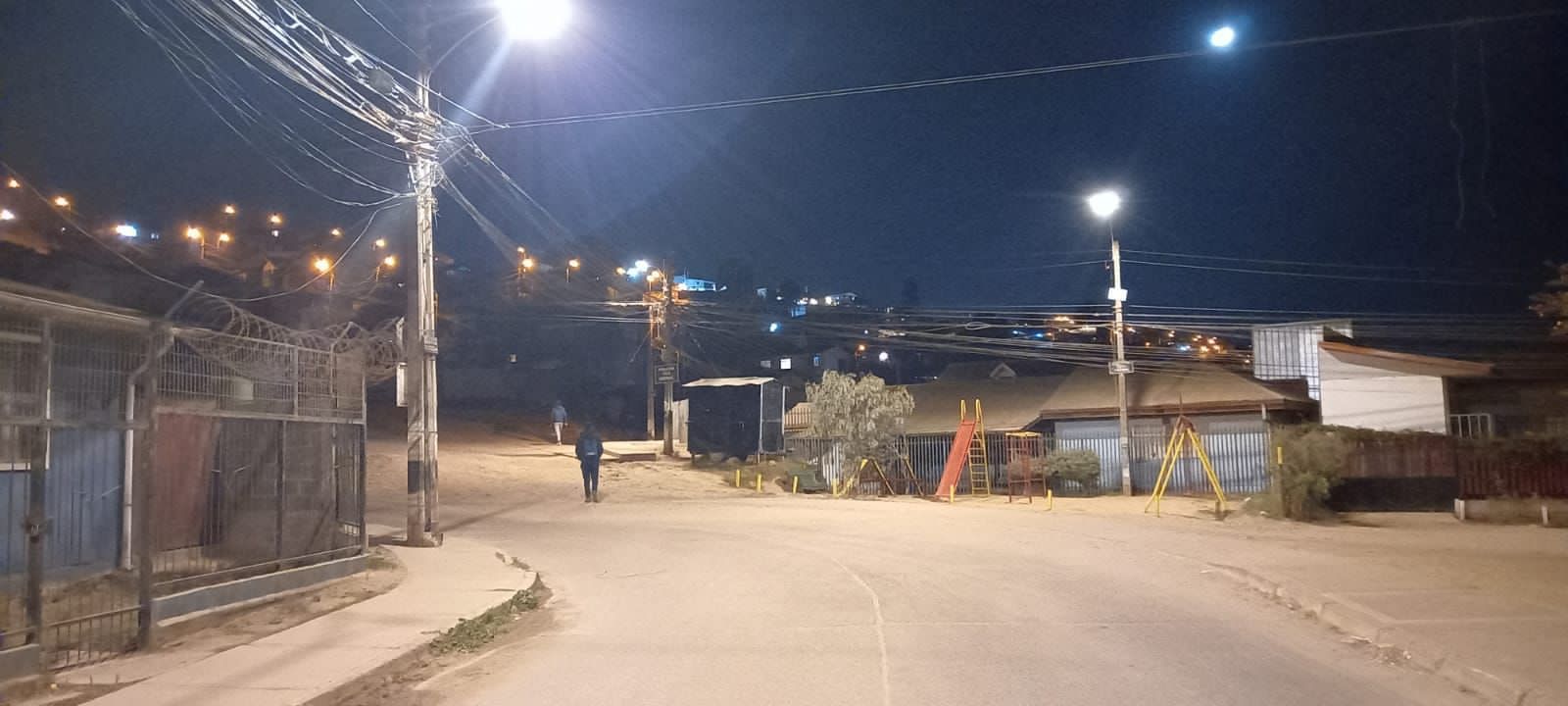 Alto grado de avance tiene proyecto que mejorará la iluminación en sector de Glorias Navales y Miraflores de Viña del Mar