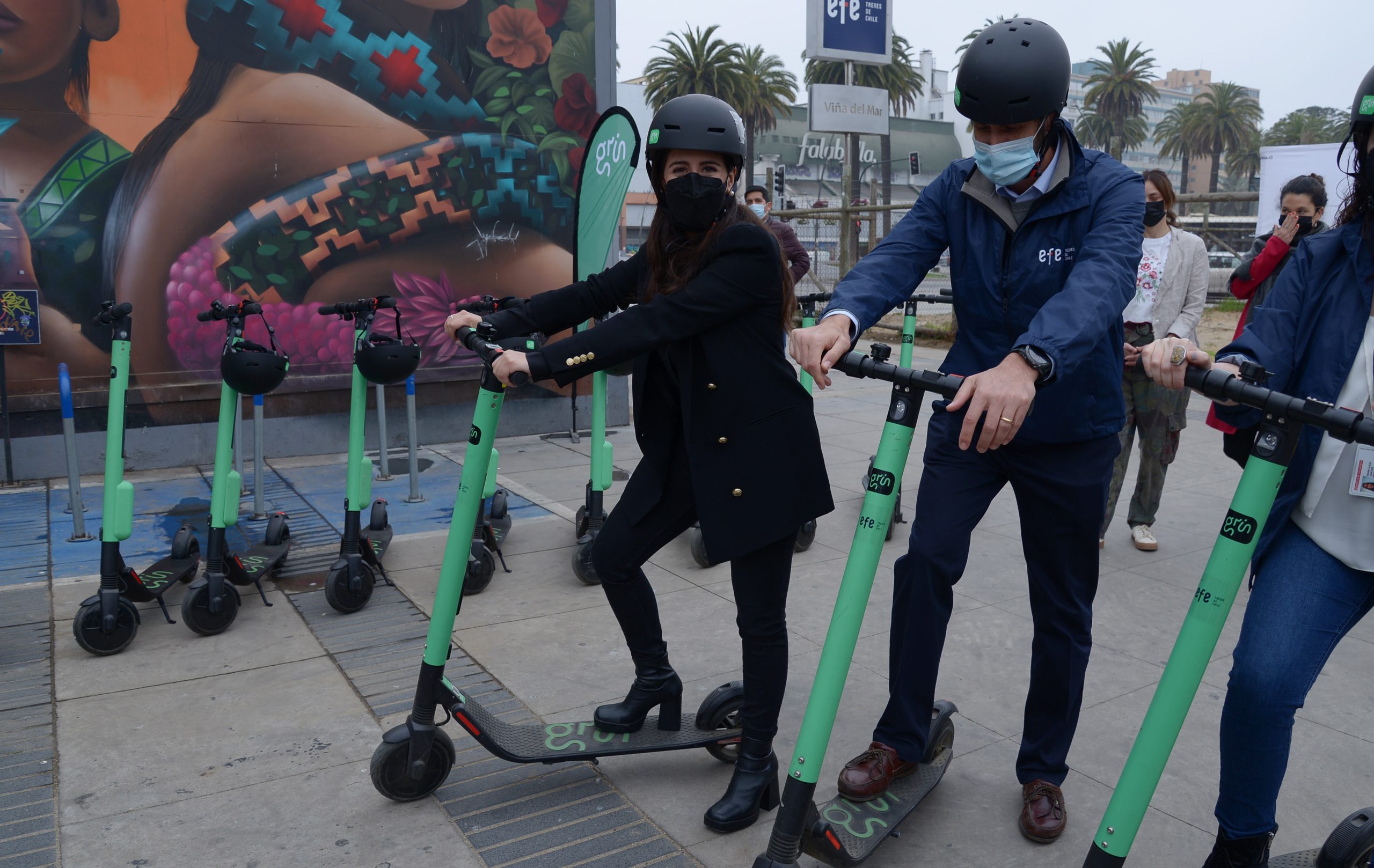 Viña del Mar apuesta por scooters eléctricos para promover la movilidad sustentable